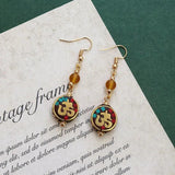 Exotic Nepalese Tibetan Personality Earrings Ethnic Jewelry Gift