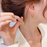 Vintage Ball Tassel Ear Clasp Earrings Women Earring