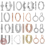 925 Sterling Silver Classic Earrings for DIY Making