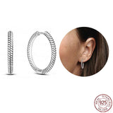 925 Sterling Silver Classic Earrings for DIY Making