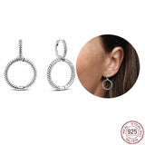 925 Sterling Silver Classic Earrings for DIY Making
