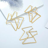Women Lightning Hoop Earrings Punk Ear Jewelry for Girlfriend