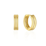 925 Silver Plated Hoop Earrings