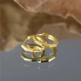 925 Silver Plated Hoop Earrings