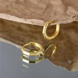 925 Silver Plated Hoop Earrings