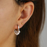 Fresh Sea Pearl Charm Wedding Jewelry Plated Pearl Beaded Classic Women Girl Dai