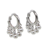 Fresh Sea Pearl Charm Wedding Jewelry Plated Pearl Beaded Classic Women Girl Dai