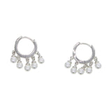 Fresh Sea Pearl Charm Wedding Jewelry Plated Pearl Beaded Classic Women Girl Dai