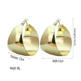 Exaggerated Chunky Big Hoop Earrings for Women