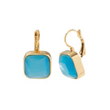 Uworld Opal Earring Hoop Huggie Earrings 18k Plated Jewelry