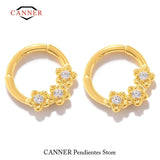 925 Sterling Silver Cartilage Earrings Nose Ring Women Huggie Earings
