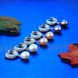 Big Water Drop Pearl Earrings, 925 Silver Jewelry