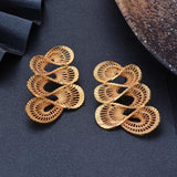 Ethiopia Dubai 24k Earrings For Women African Party Wedding Earrings Gift