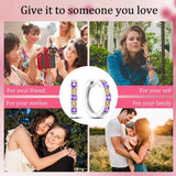 Sparkling Galaxy Star Moon Zircon Hoop Earrings 925 Silver
