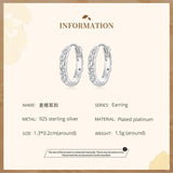 925 Silver Wheat Ear Clips for Women Fine Jewelry Earrings BSE689