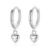 TrustDavis 925 Sterling Silver Robot CZ Stud Earrings