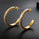 Stainless Steel Hoop Earrings for Women Party Jewelry
