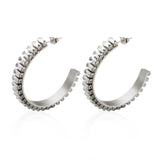 Stainless Steel Hoop Earrings for Women Party Jewelry