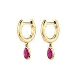 Zircon Hoop Earrings Ear Cuffs Dangle Drop Piercing Jewelry