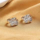 S925 Silver 10MM Butterfly Zircon Necklace Charm Gift Jewelry