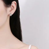 S925 Silver 10MM Butterfly Zircon Necklace Charm Gift Jewelry
