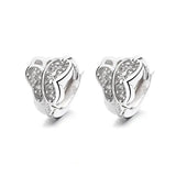 S925 Silver 10MM Butterfly Zircon Necklace Charm Gift Jewelry