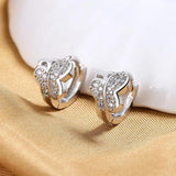 S925 Silver 10MM Butterfly Zircon Necklace Charm Gift Jewelry