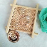 Women Lion Head Drop Earrings Retro Alloy Jewelry