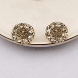 European & American V-shaped Love Earrings Exaggerated Jewelry