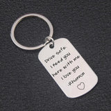Custom Drive Safe Keychain Personalized Name Photo Double Sided Key Ring for Him