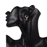 Cubic Zirconia Heart Earrings for Girls