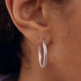 S925 Sterling Silver Hoop Earrings For Women Earing Jewelry