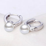 925 Silver Pearl Drop Earrings For Women FQL22165