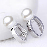 925 Silver Pearl Drop Earrings For Women FQL22165