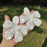 Acrylic Resin Flower Drop Earrings for Women Statement Jewelry