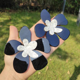 Acrylic Resin Flower Drop Earrings for Women Statement Jewelry
