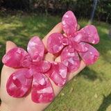 Acrylic Resin Flower Drop Earrings for Women Statement Jewelry