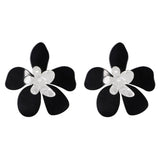 Acrylic Resin Flower Drop Earrings for Women Statement Jewelry