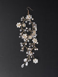 Pearl Crystal Earring Wedding Hair Accessories Handmade Ornaments