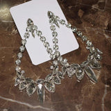 Multicolors Crystal Drills Drop Dangle Earrings Statement Jewelry