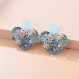 Candy Acrylic Heart Earrings - Party Jewelry
