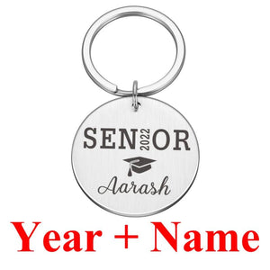 Personalized Graduation Cap Keychain with Name
