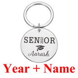 Personalized Graduation Cap Keychain with Name