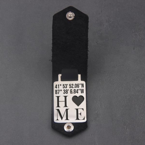 Vintage Photo Keychain Engraved Daddy Keyring Gift With Box