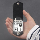 Vintage Photo Keychain Engraved Daddy Keyring Gift With Box