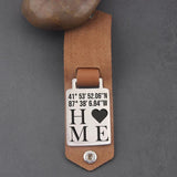Vintage Photo Keychain Engraved Daddy Keyring Gift With Box