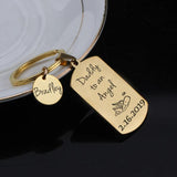 Child Name Time Keychain Miscarriage Gift Loss Of A Child Personalized