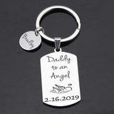 Child Name Time Keychain Miscarriage Gift Loss Of A Child Personalized