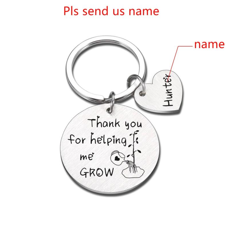 Personalized Name Keychains for Teachers Coaches Birthday