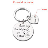Personalized Name Keychains for Teachers Coaches Birthday